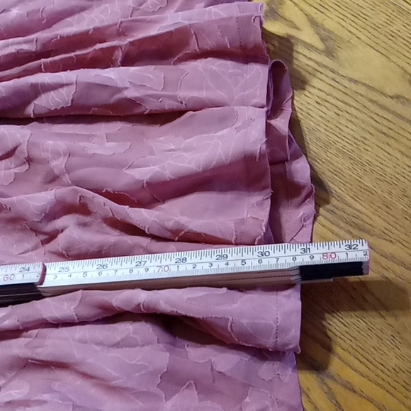 Lulu's Dress Womens MEDIUM New Summer Party DARK MAUVE BLUSH BROWN Open Back - Picture 3 of 5